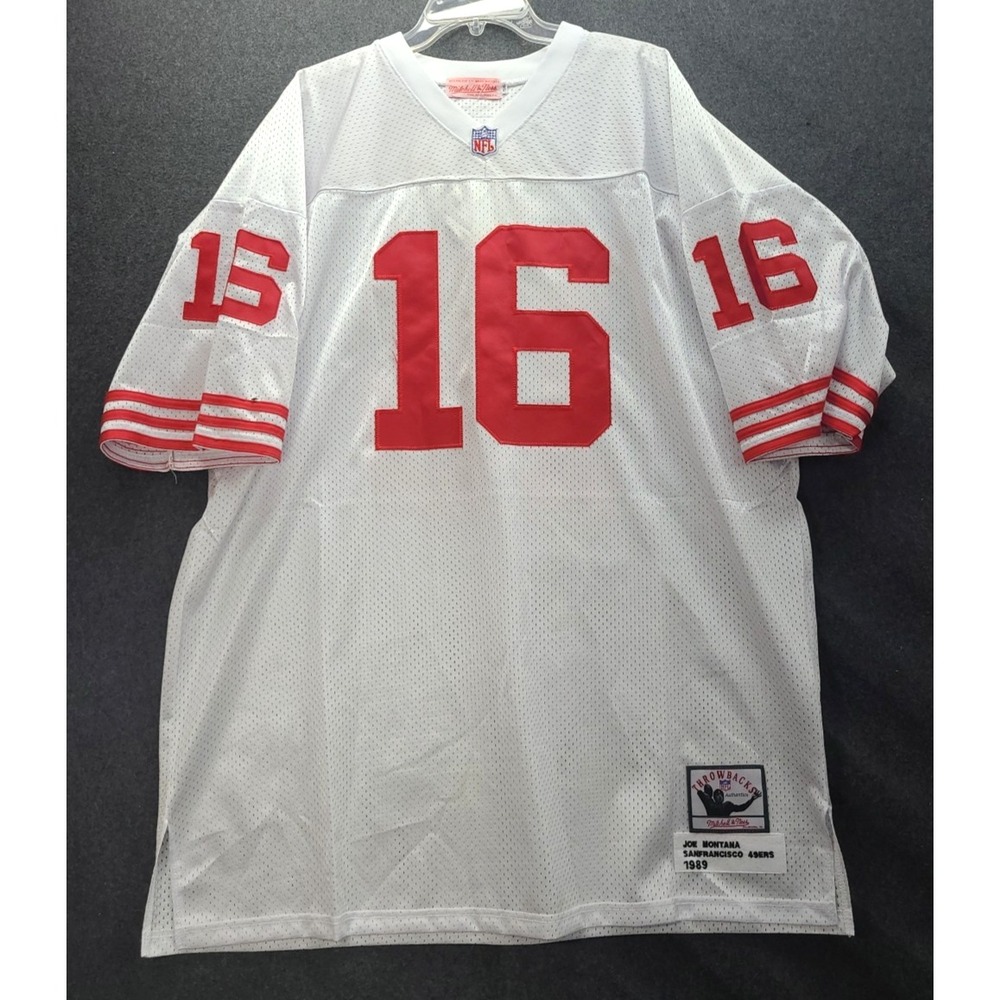 Vtg 1989 NWT Joe Montana 49ers Mitchell & Ness Official NFL Throwback Jersey 3X